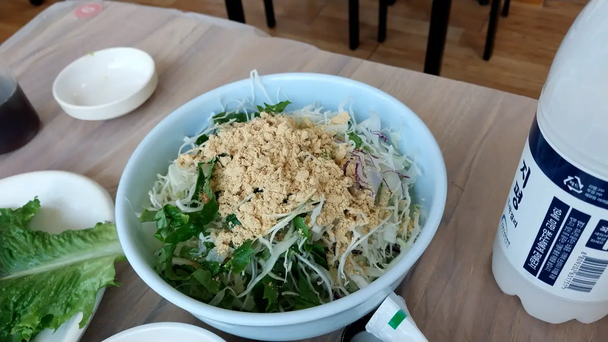 양평맛집-용골가든-채소