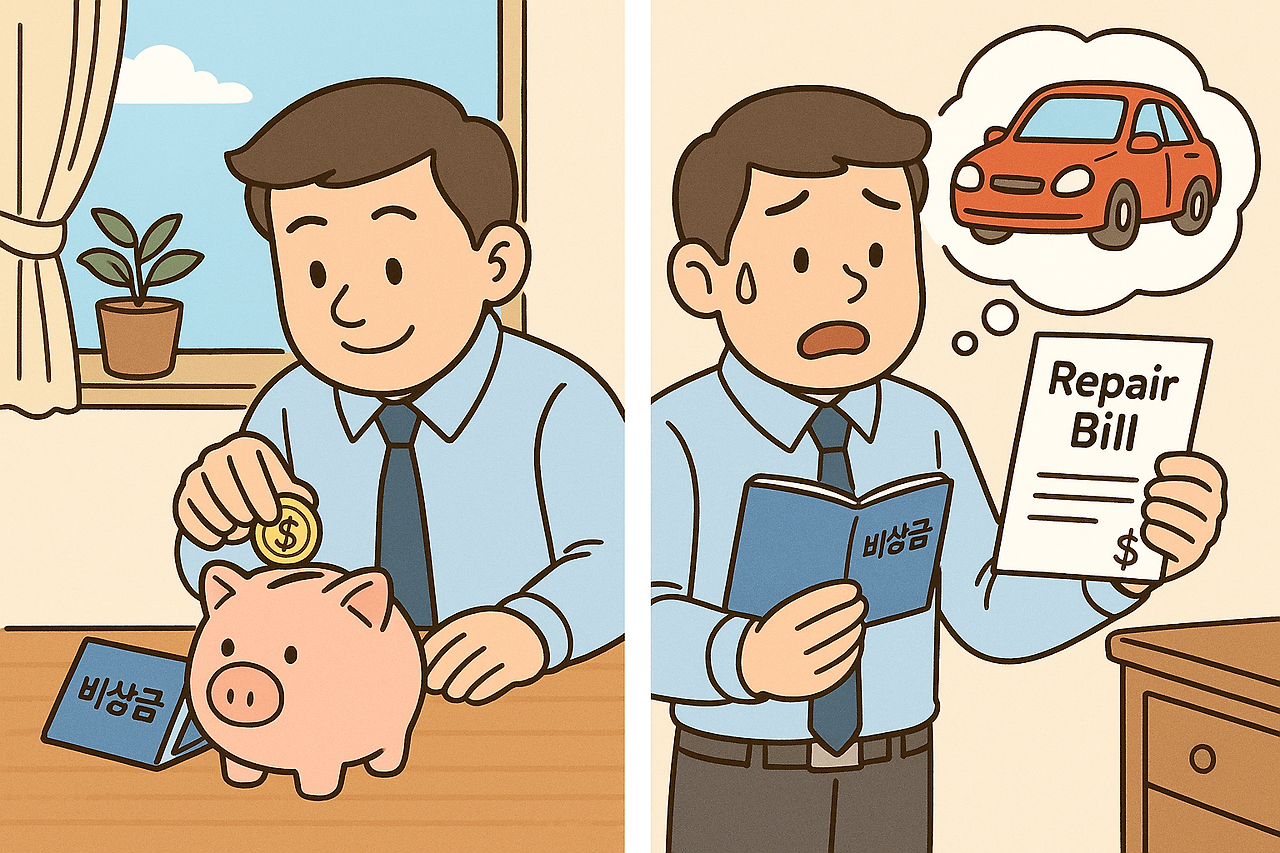 비상금 통장과 예비자금 관리