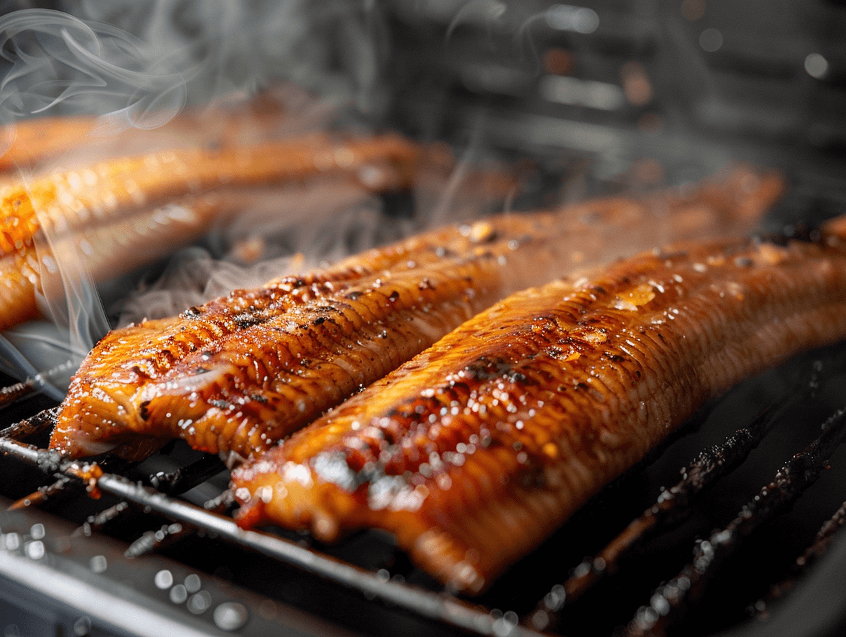 에어프라이어에서-익어가는-장어