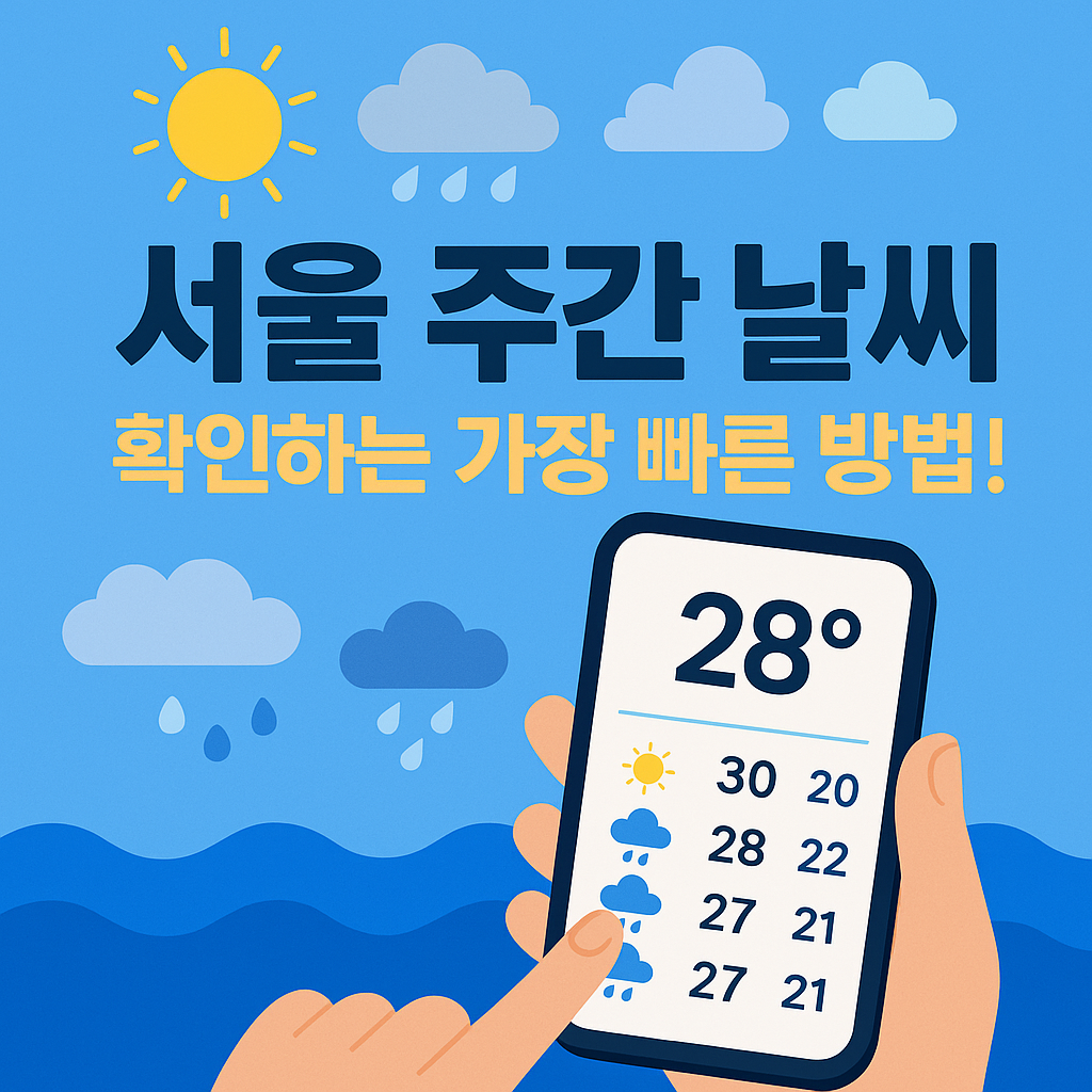 서울 주간 날씨