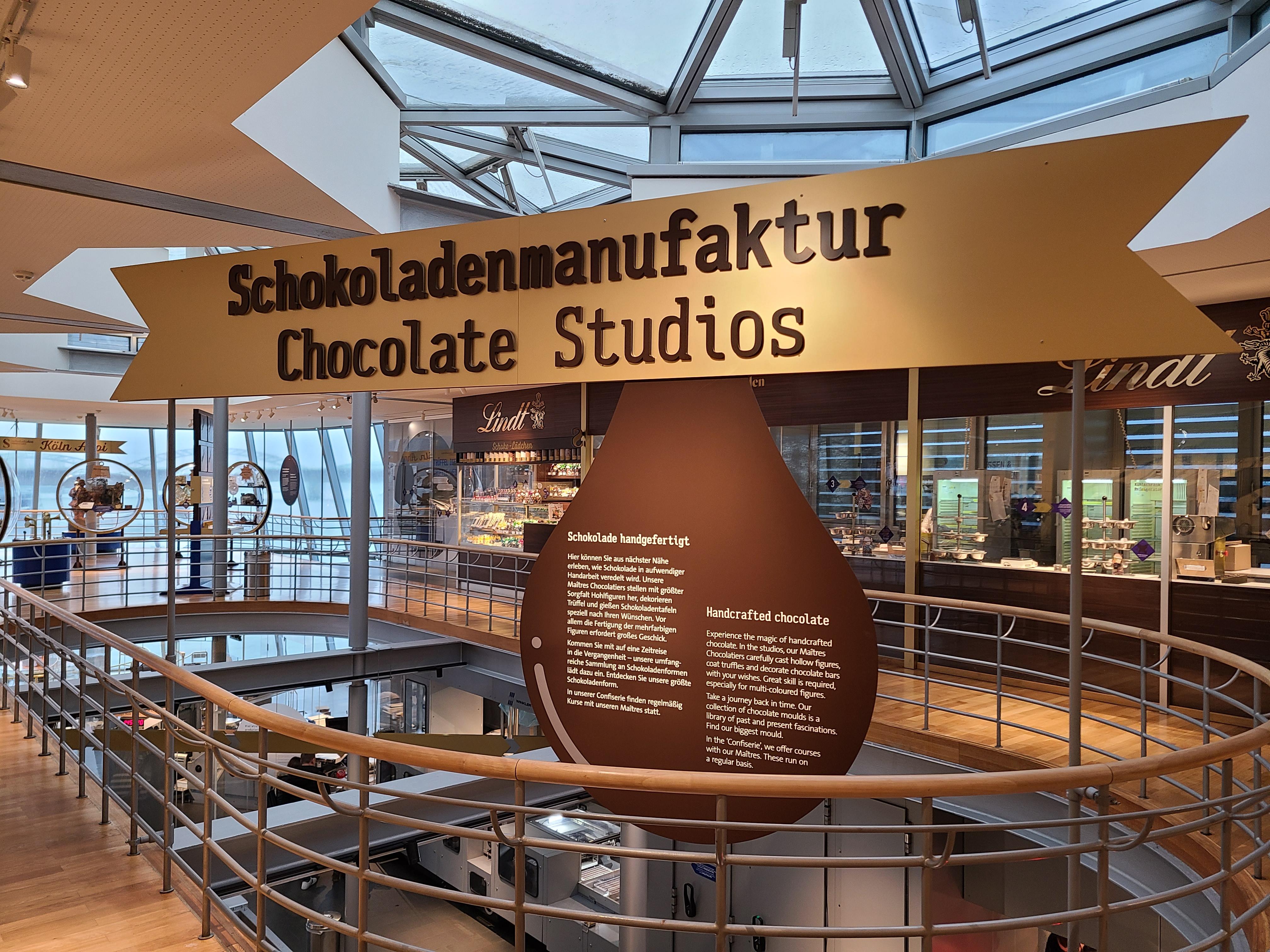 쾰른 임호프 초콜릿박물관 2층 입구