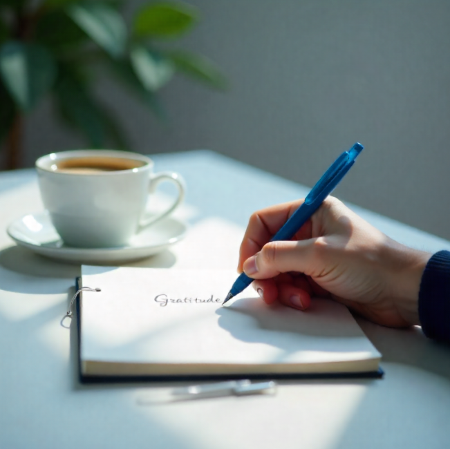 감사 일기 쓰기
