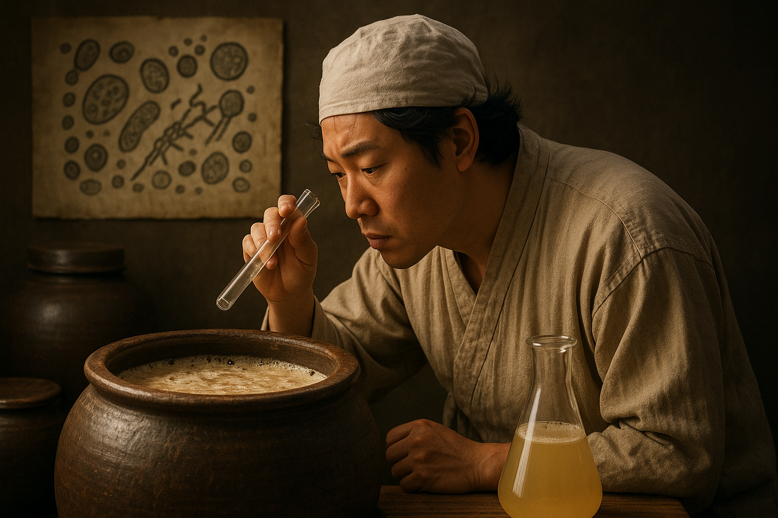 [재미있는 과학] 전통 술 발효 과정의 미생물 과학