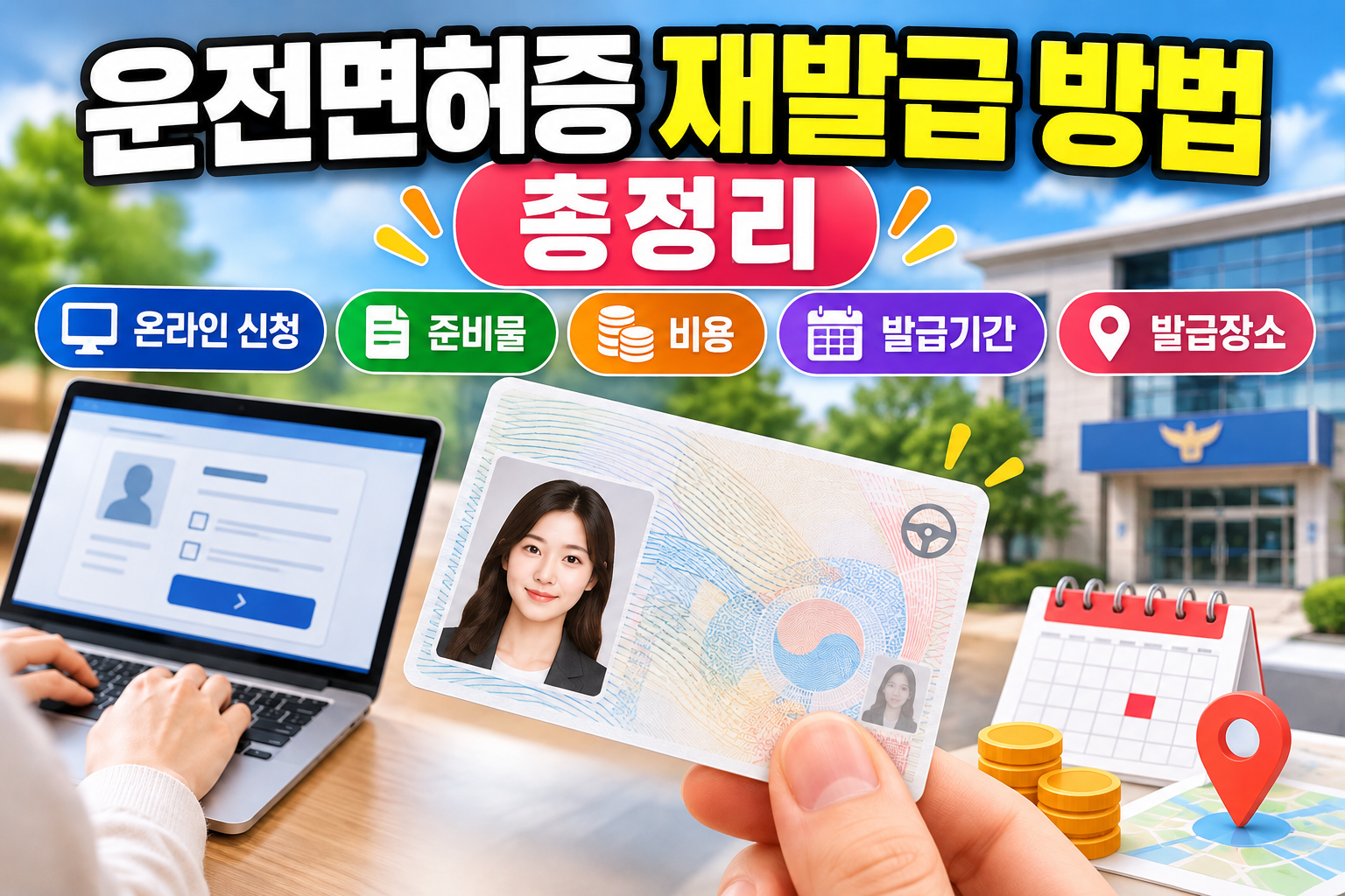 운전면허증 재발급 방법 총정리|온라인 신청, 준비물, 비용, 발급기간, 발급장소 관련 사진