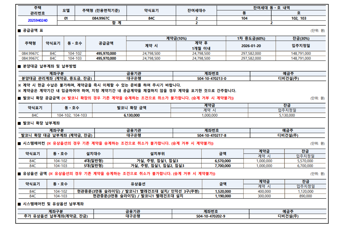 부산 에코델타시티 디에트르 더 퍼스트 아파트 무순위 청약 집중 분석