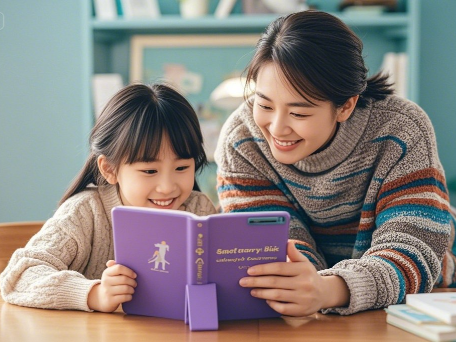 자녀와 함께 유튜브 시청 규칙을 정하는 부모