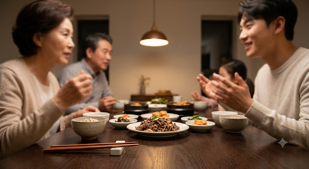 가족 식사 자리에서 항상 과식하게 되는 이유