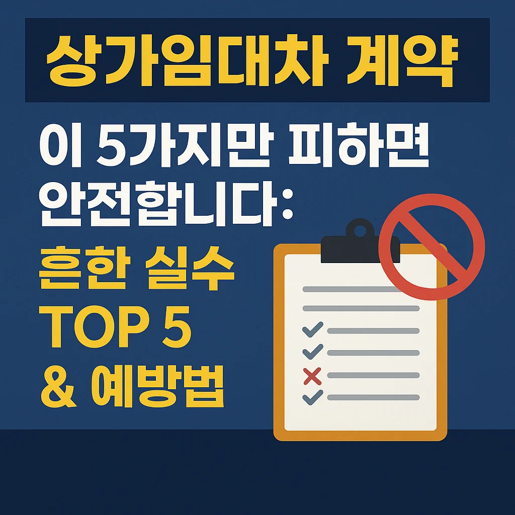 상가임대차_계약,_이_5가지만_피하면_안전합니다:_흔한_실수_TOP_5_&_예방법