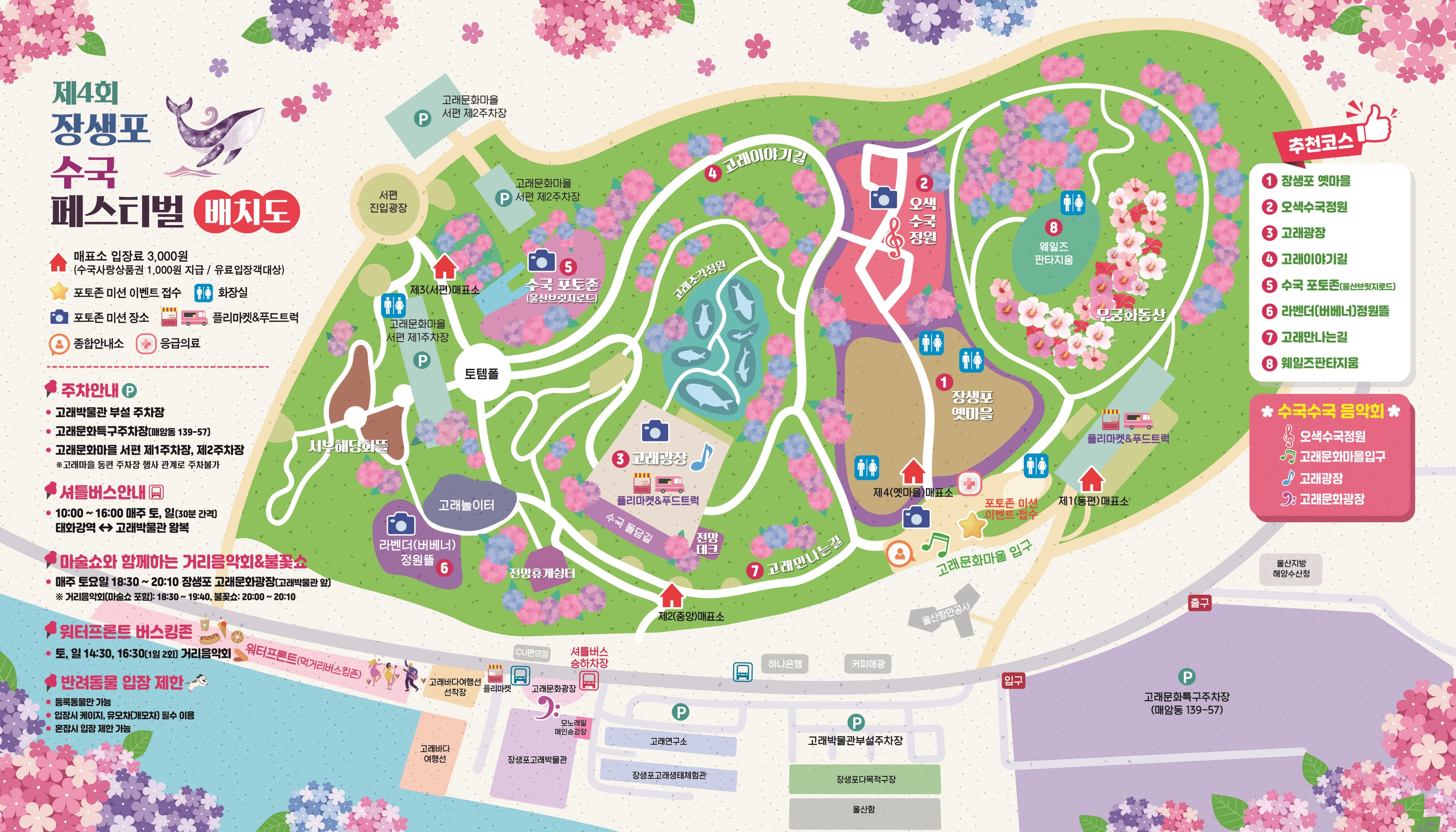 장생포 수국축제 관련 이미지