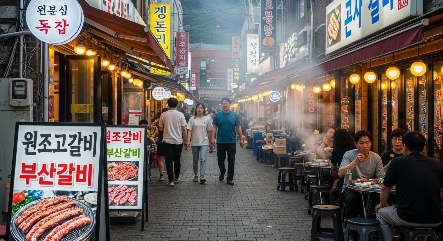 광복동 고갈비 골목