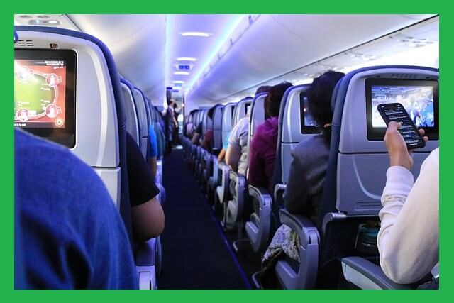 출발전-비행기-기내-전경