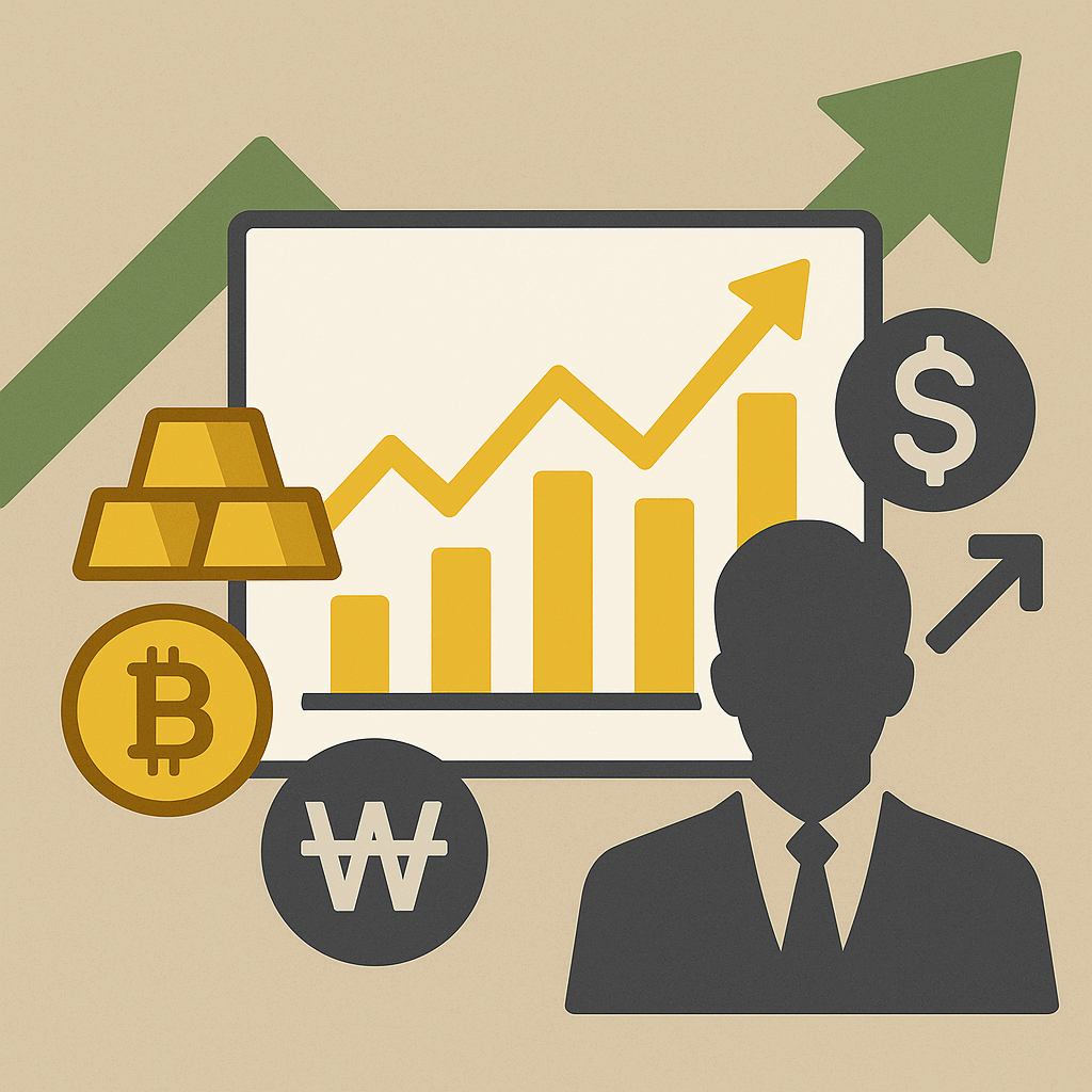 왜 코스피만 오르는가: 금&middot;코인&middot;환율의 불일치 속 한국 증시 독주 현상