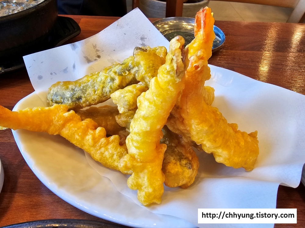 청풍 남원 추어탕 - 미꾸라지 새우 튀김