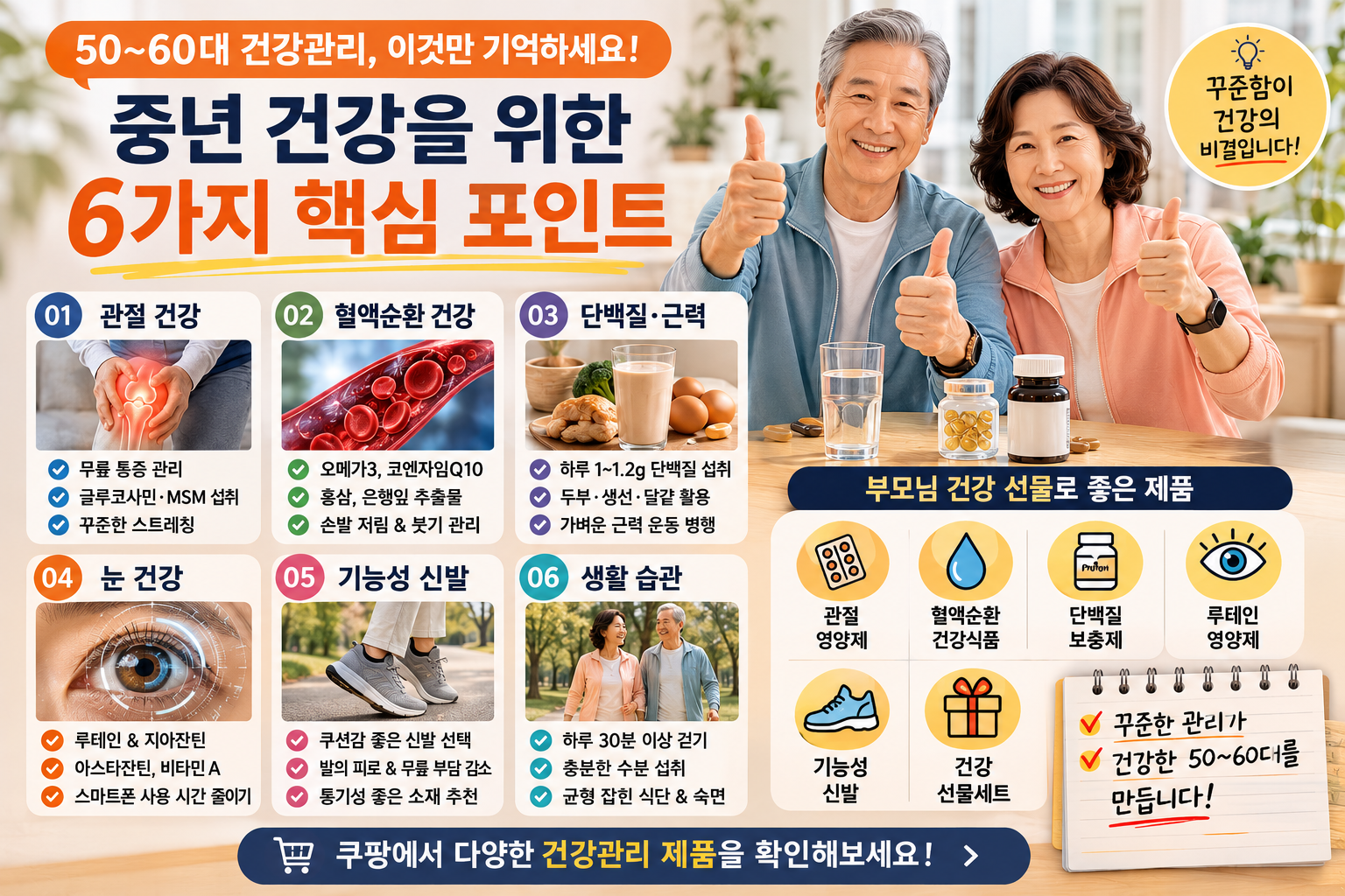 건강 관리를 위한 핵심포인트