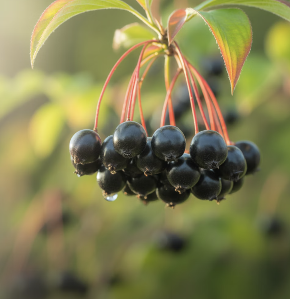 가을, 새들을 위한 붉고 검은 잔치