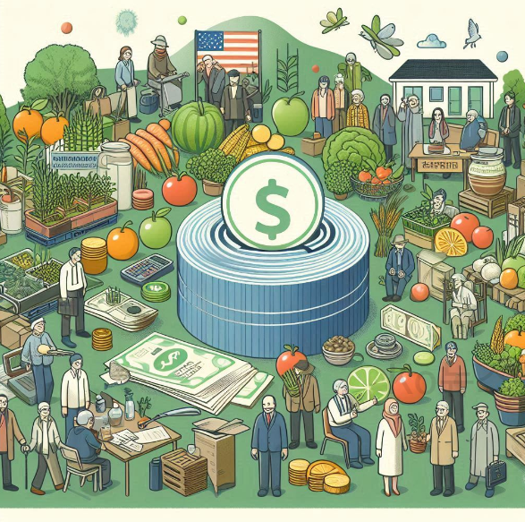 민생회복지원금의-도움을받아서-생활하고있는-사람들을-상상해서-표현한-사진