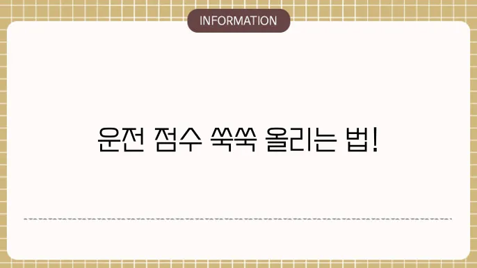 티맵 운전점수 초기화, 초기화 방법 정리