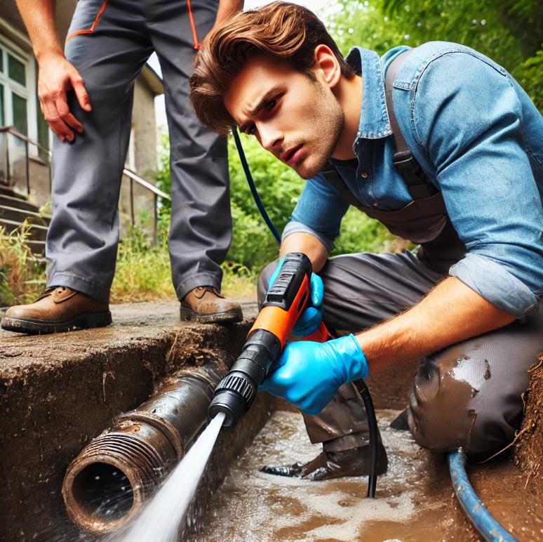 하수구 막혔을때 뚫는 방법4