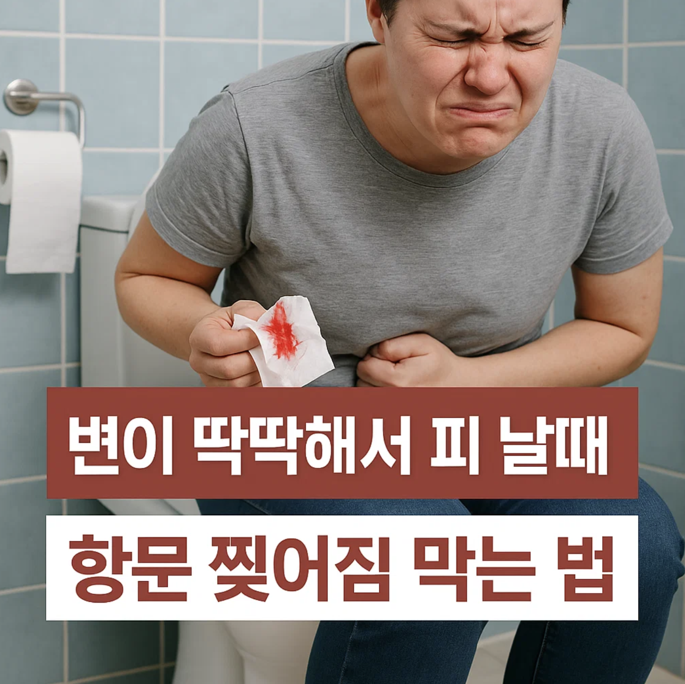 변이 딱딱해서 피 날때, 항문 찢어짐 막는 법