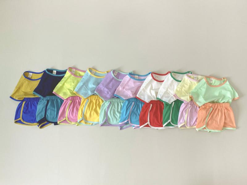 소이빈 마카롱상하복 유아동 키즈 주니어 여름 상하세트