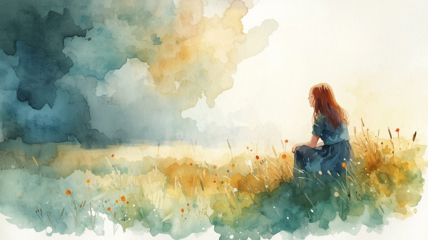 INFJ는 직관과 감정을 기반으로 세상을 해석하는 사람들입니다. 그들은 일상 속에서도 ‘의미’를 찾고, 관계 속에서도 ‘가치’를 느끼려 합니다에 관한 그림