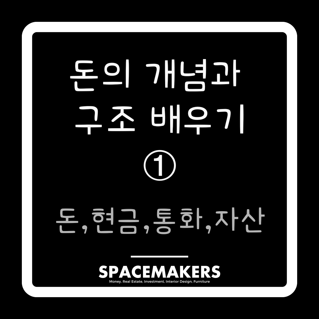 돈의 개념과 구조 배우기 돈,현금,통화,자산의 차이점