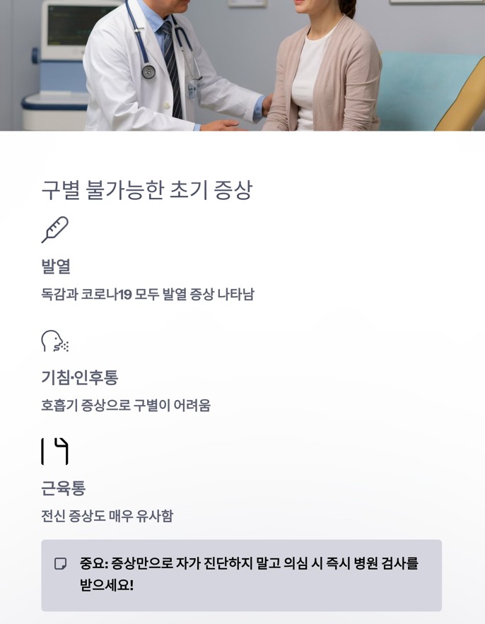 증상만으로는 구별 불가! 초기 혼란을 막으려면?