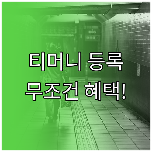 모두의카드 티머니 등록 방법과 혜택 ..