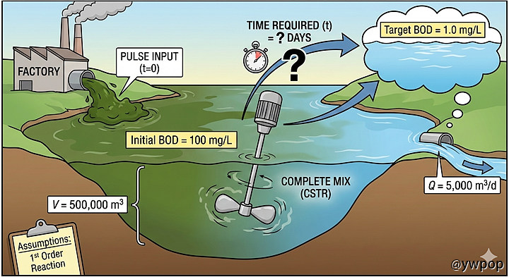 완전혼합반응조 1차 반응