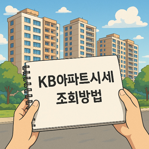 KB아파트 시세조회방법