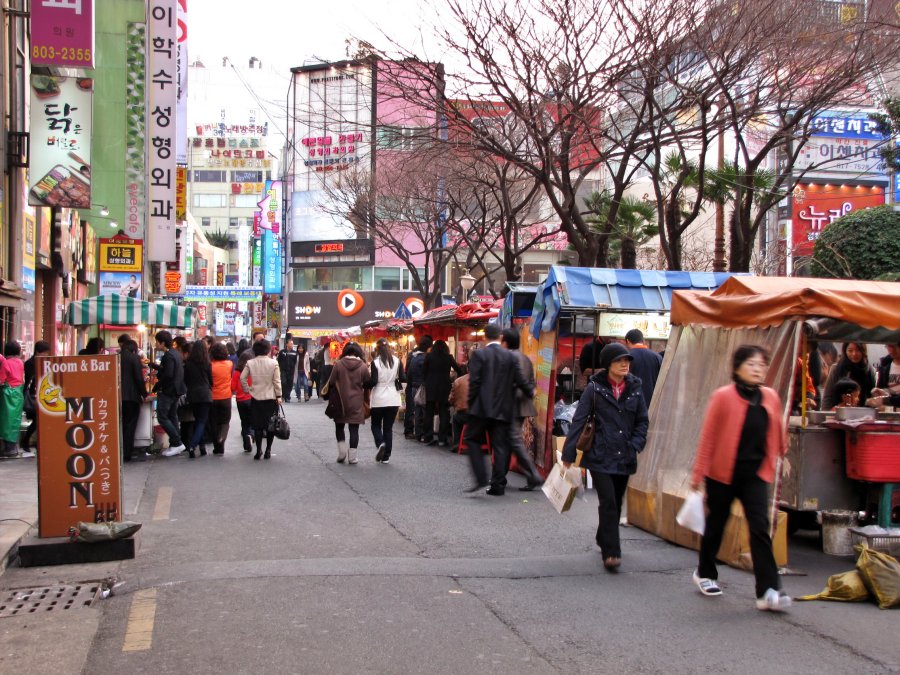 2010년 2월 서면포장마차거리