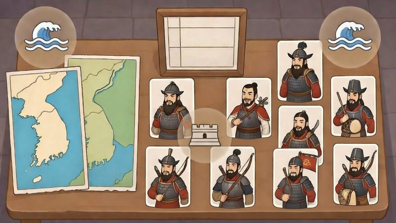 지도 위 명장 카드 랭킹