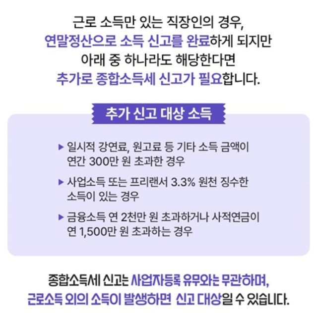 5월 종합소득세 신고·납부의 달, 절세 꿀팁 확인하기!