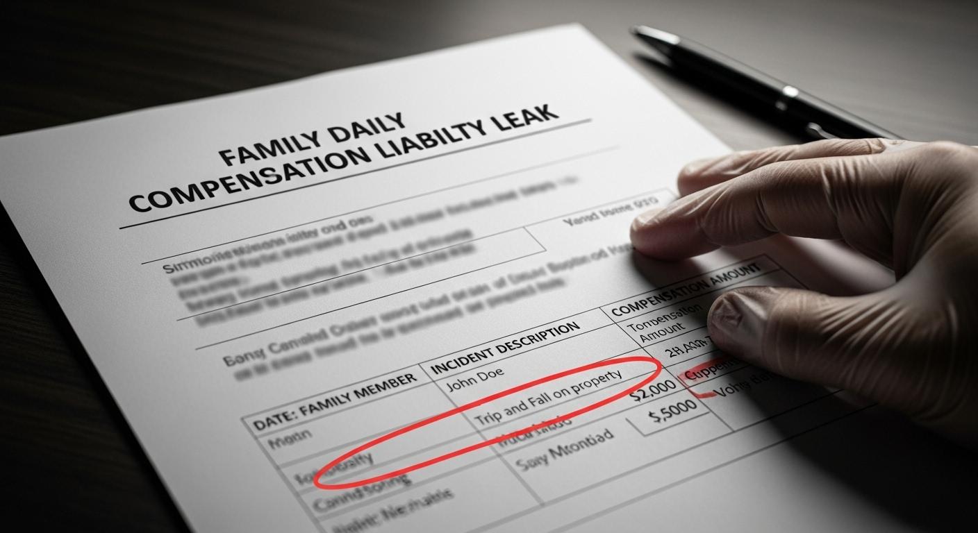 가족일상배상책임 누수 서류