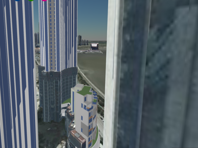 송도 국제디엠시티 201동 5호라인 예상 뷰