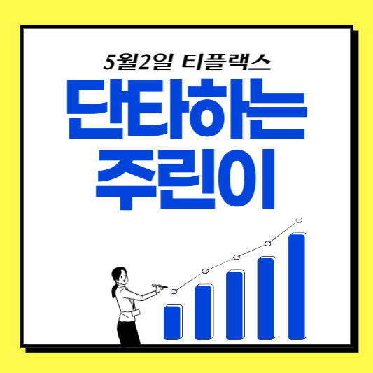 단타하는 주린이 티플랙스