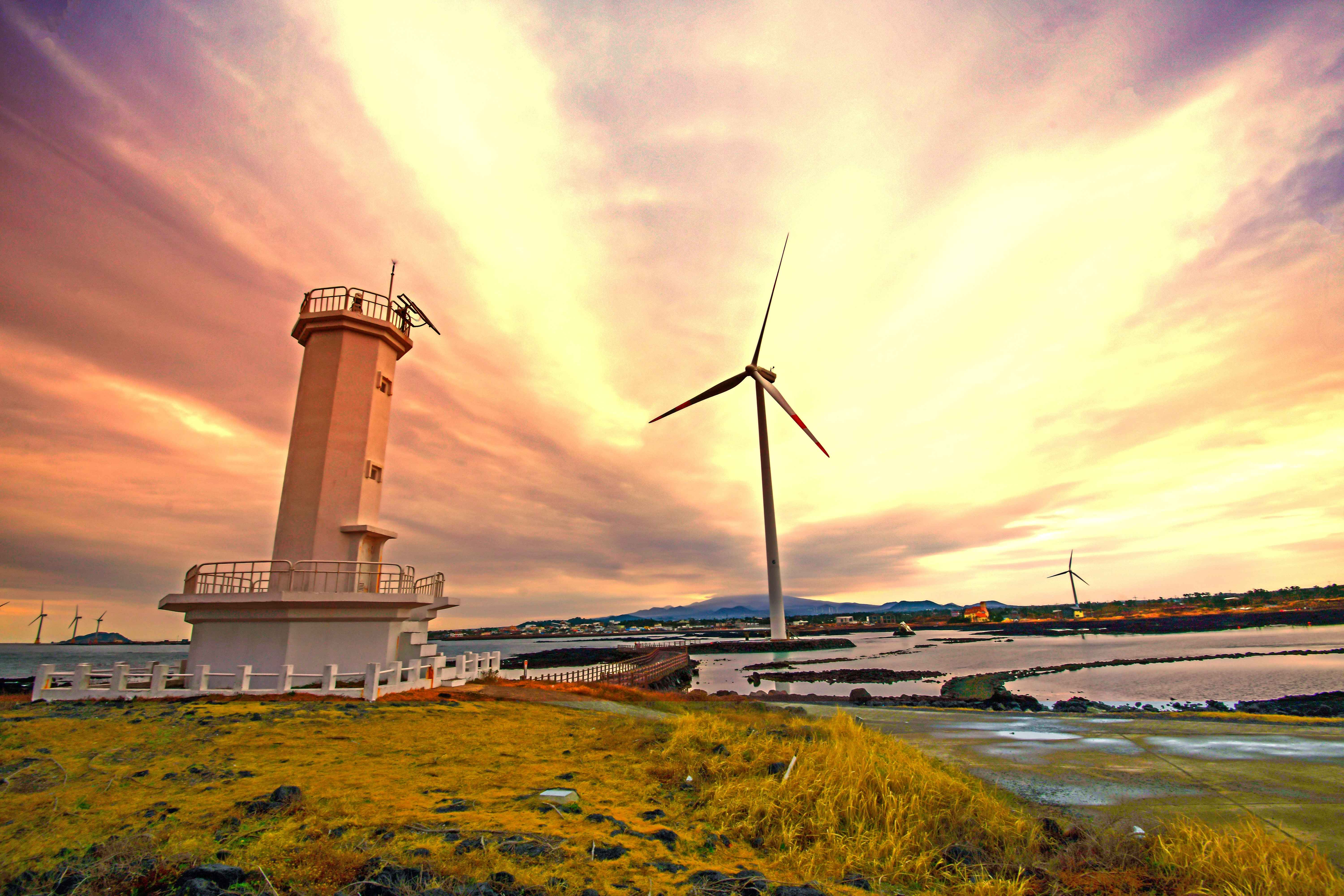 제주 신창풍차해안도로