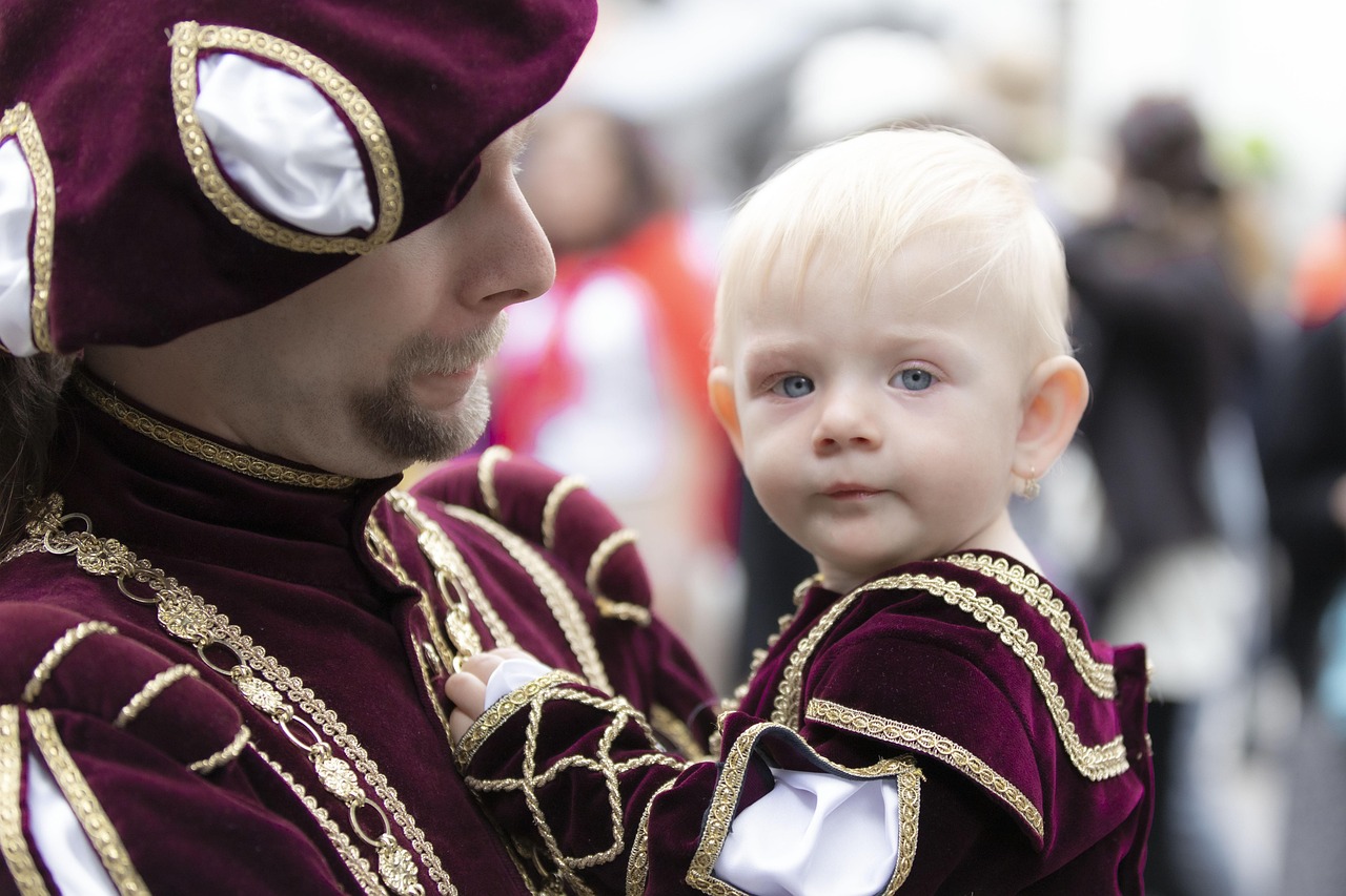 아기랑 아빠 사진