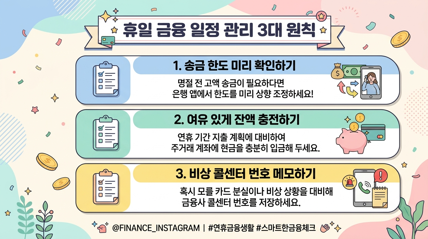근로자의 날 신용카드 대금 결제 및 이체 꿀팁