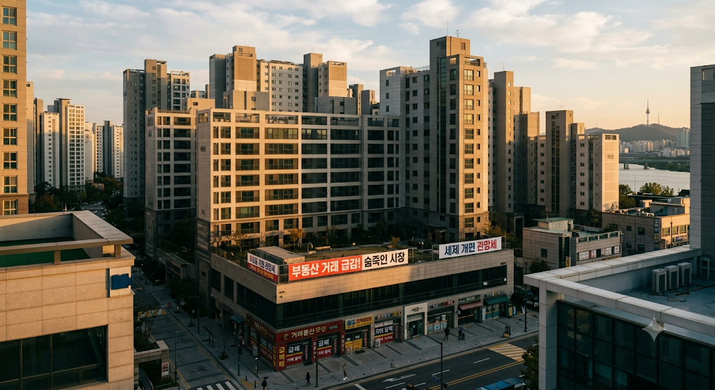 얼어붙은 부동산 관련 자료