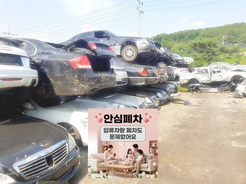 압류차폐차 차령초과말소 공고 기간 안내