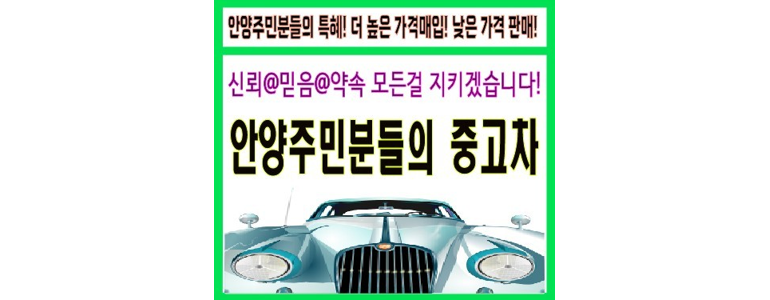 안양 동안구 중고차