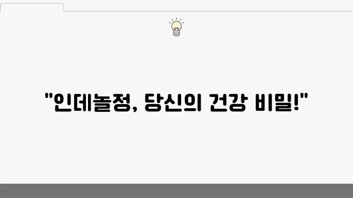 인데놀정 10mg 효능 및 부작용에 관한 정리