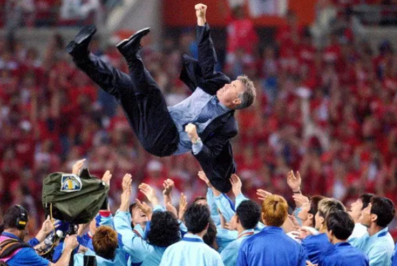 기적적으로 4강까지 진출한 대표팀