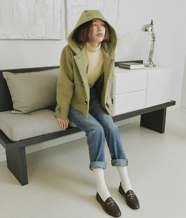 가니송 더플코트