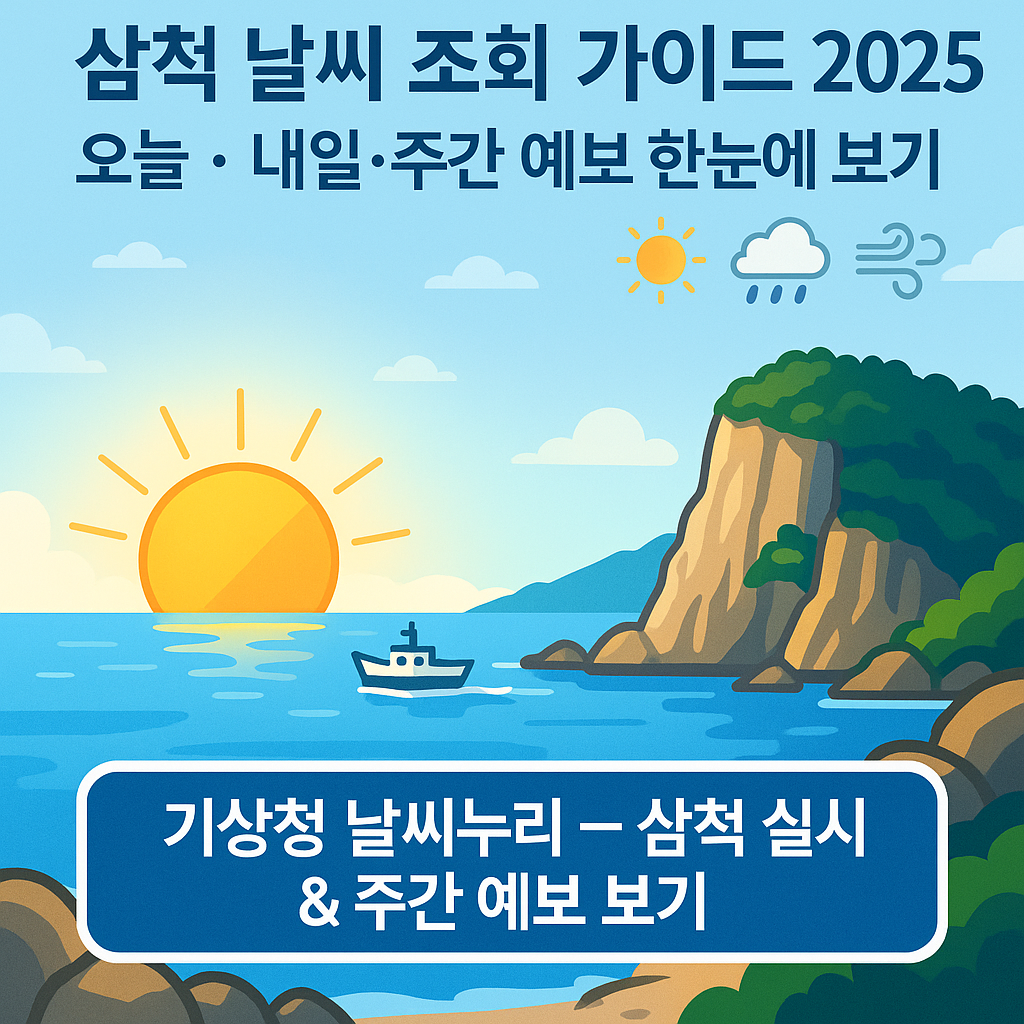 삼척 날씨