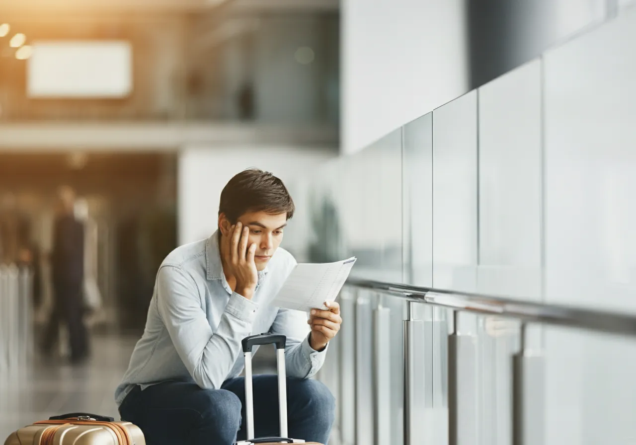 출발 시간 확인