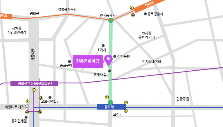 전통문화마당 위치 사진