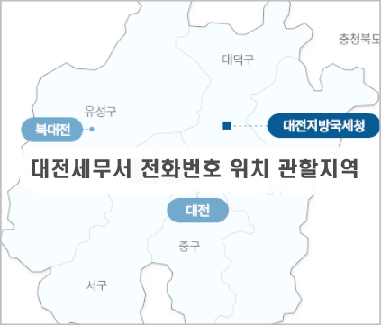 대전세무서-전화번호