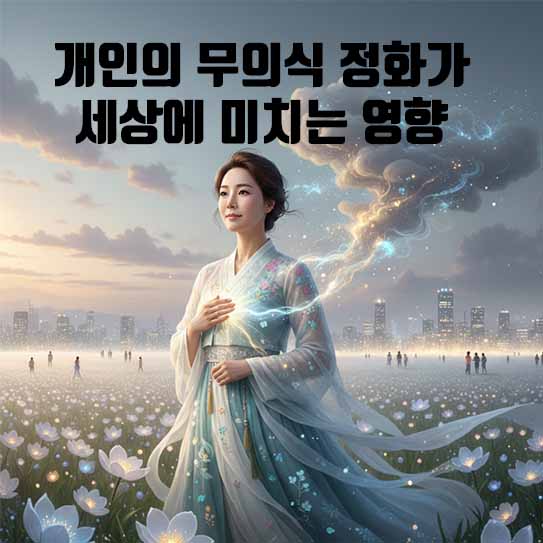 모두를 위한 정화: 개인의 무의식 정화가 세상에 미치는 영향